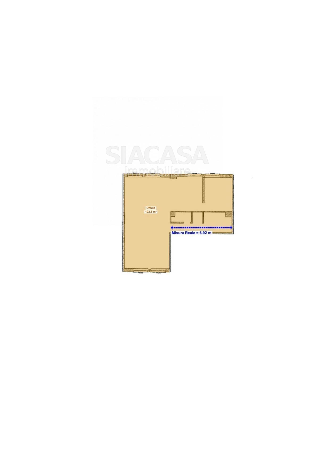 Foto 18 - Ufficio Cernusco Lombardone - planimetria 1