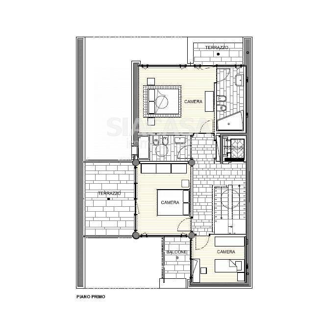 Foto 68 - Villa Via Salvatore Allende
 
18, Merate - planimetria 1