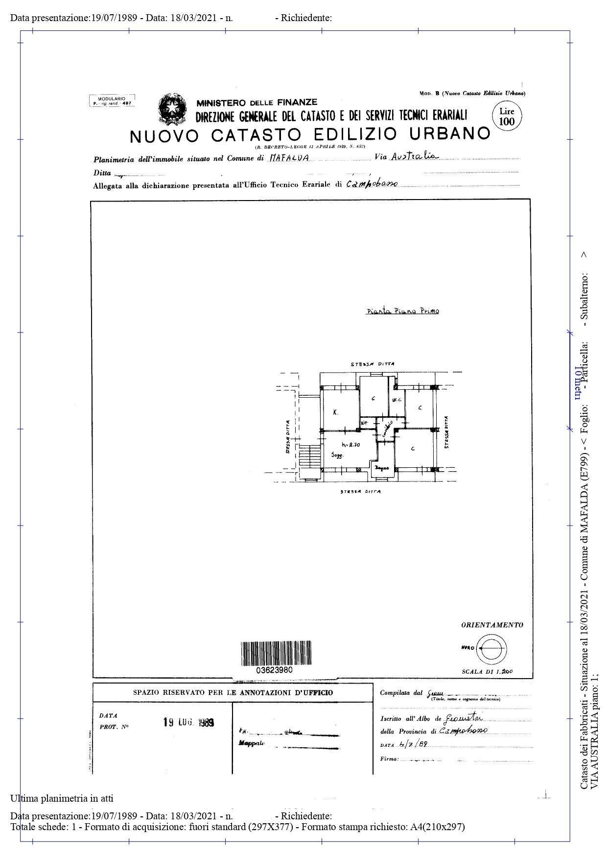 Foto 24 - Four-room apartment Via Australia
 
3, Mafalda - floor plans 1