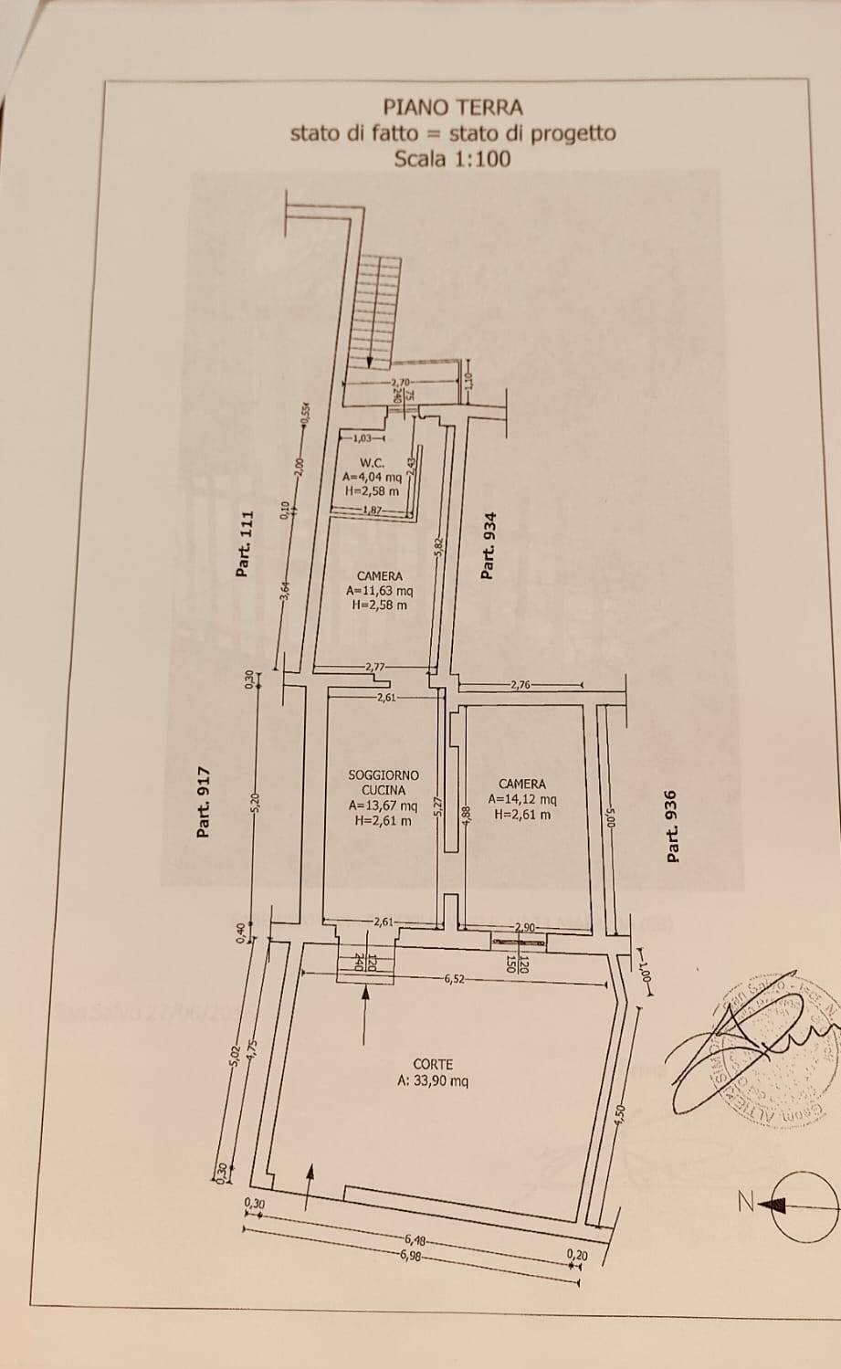Foto 15 - Three-room apartment Via dei colli
 
12, Mafalda - floor plans 1