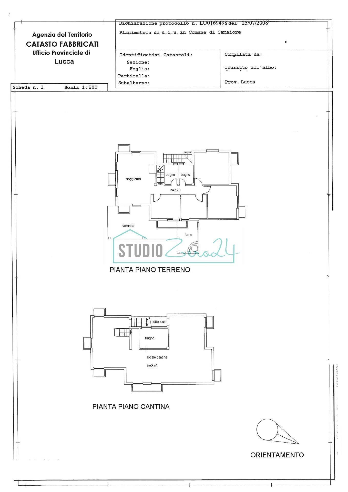 Foto 30 - Villa via fratelli rosselli, Camaiore - floor plans 1