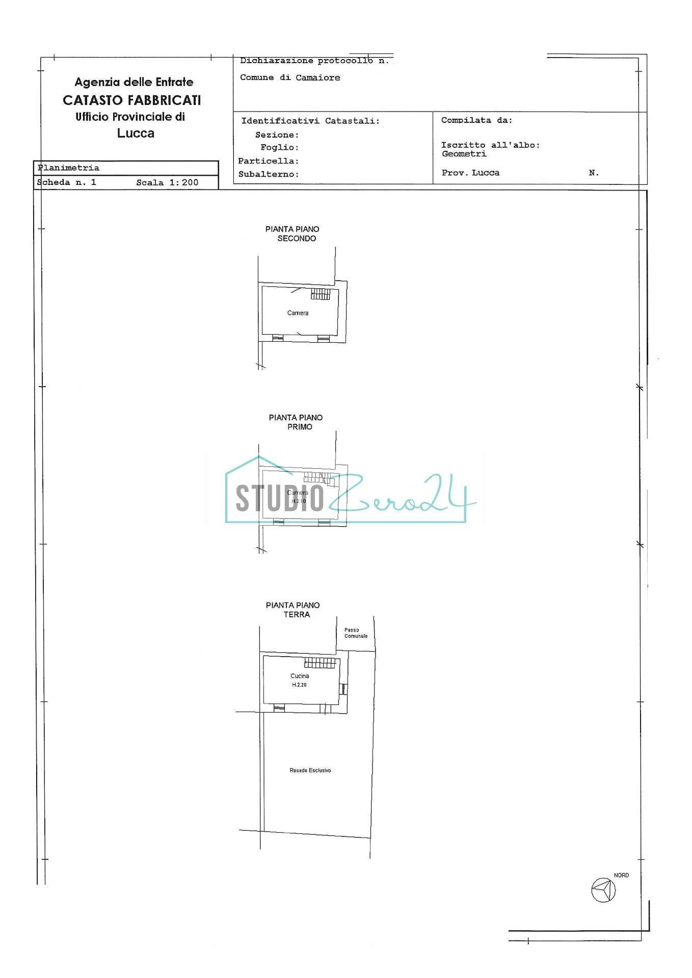 Foto 27 - Casa semi indipendente Via dei Tardoni
 
65, Camaiore - planimetria 1