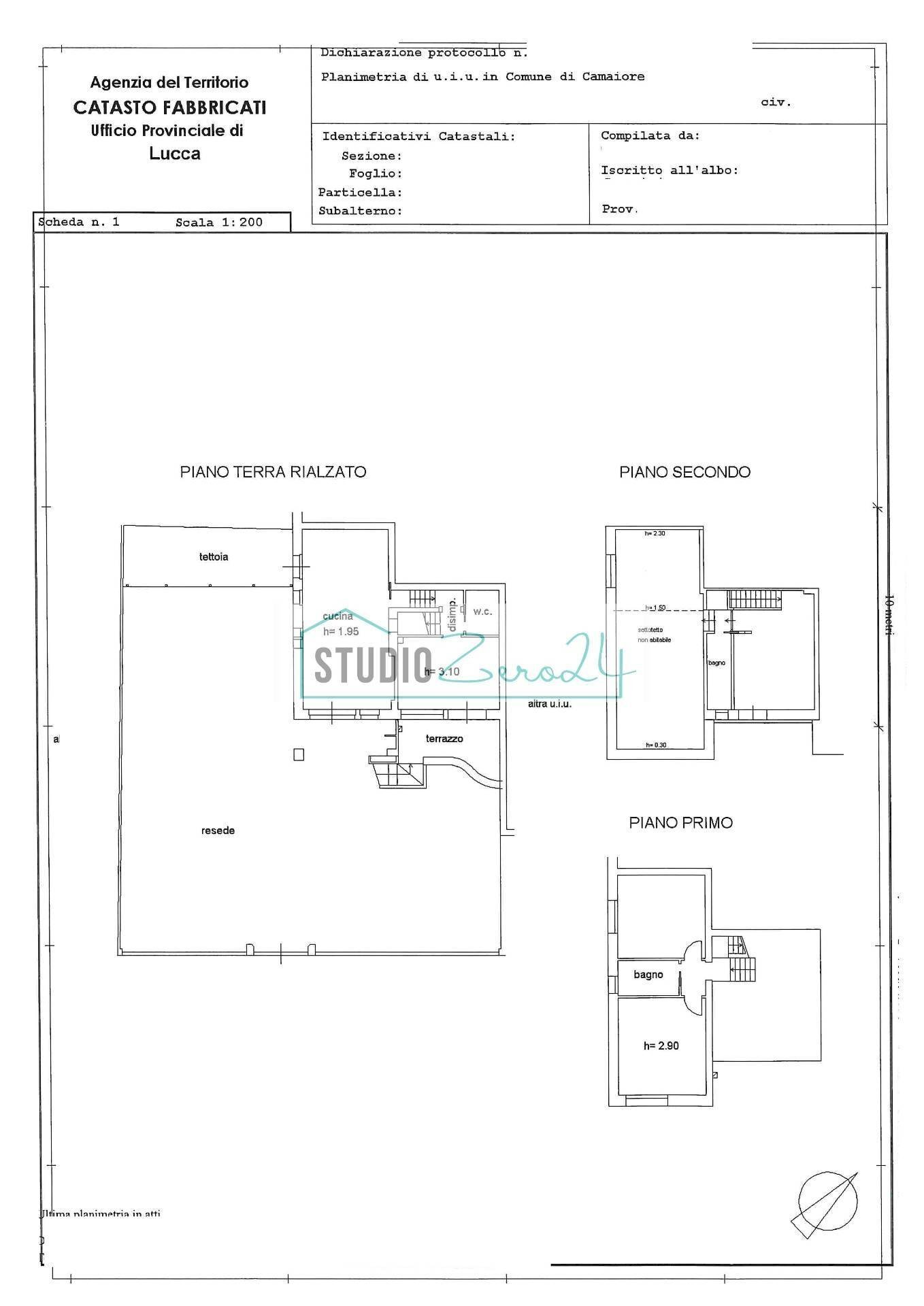 Foto 56 - Casa semi indipendente via maddalena, Camaiore - planimetria 1