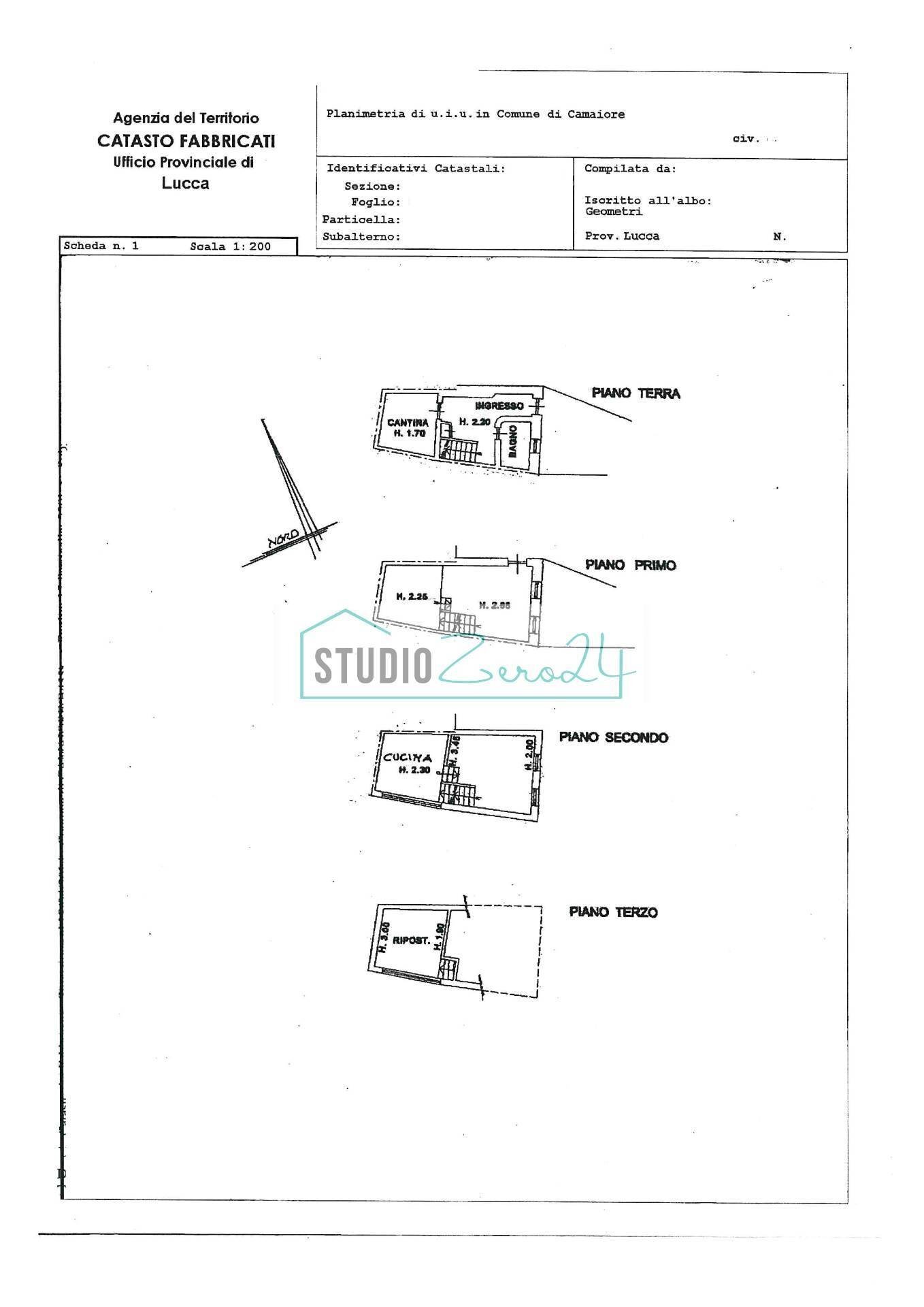 Foto 16 - Casa semi indipendente via metato, Camaiore - planimetria 1
