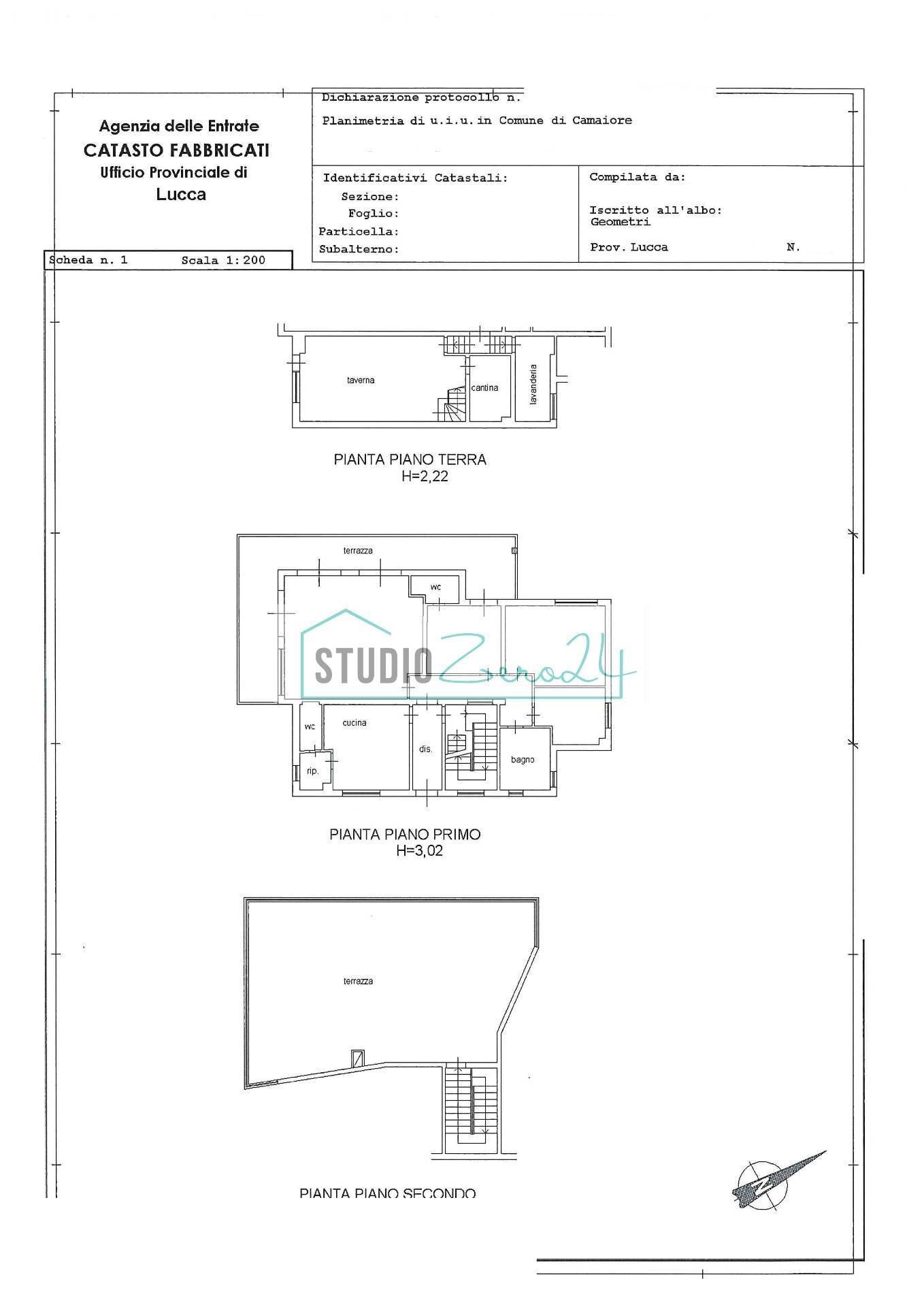 Foto 110 - Villa Via delle Capanne
 
1185, Camaiore - floor plans 1