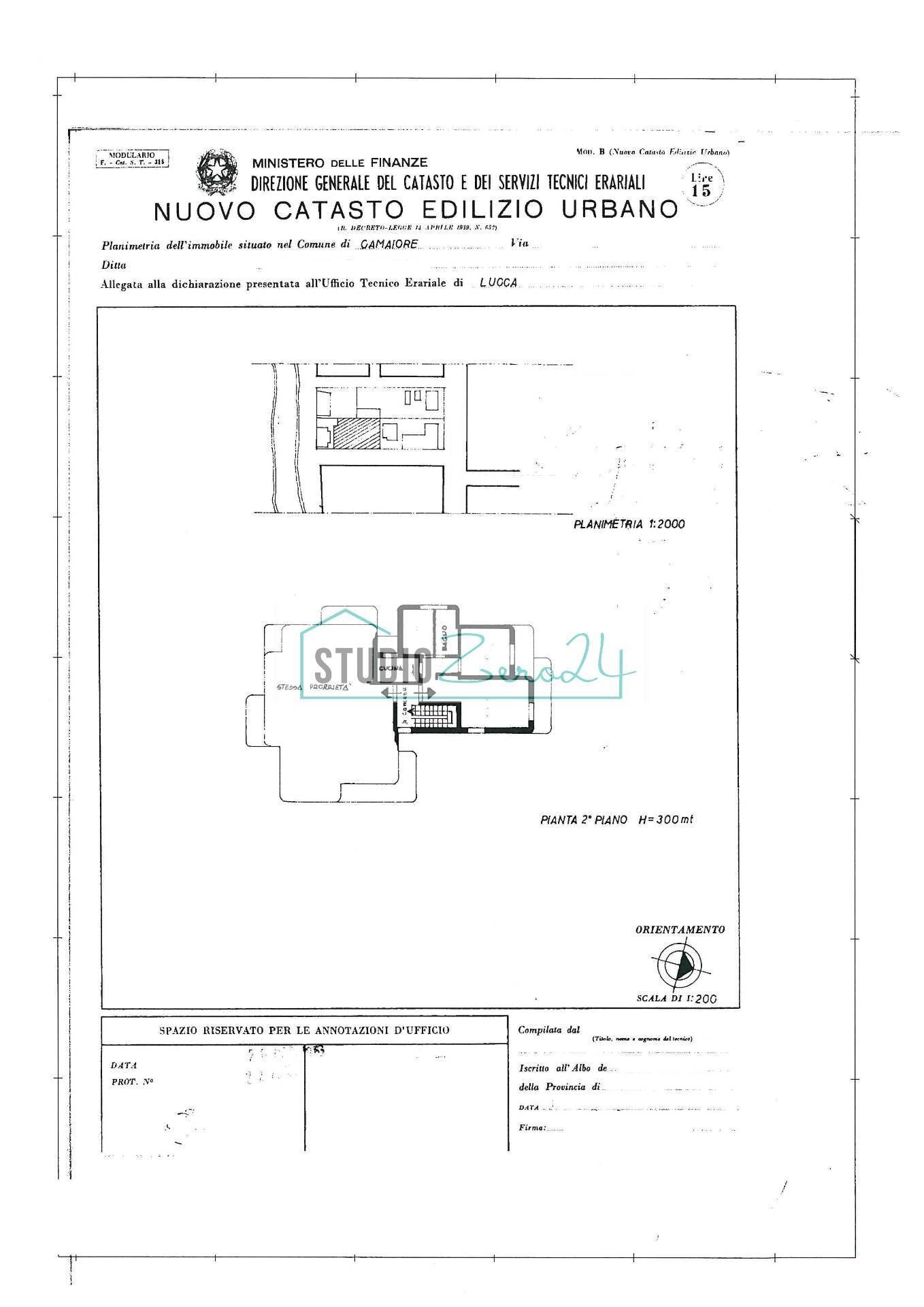 Foto 20 - Trilocale via G. Marconi, Camaiore - planimetria 1