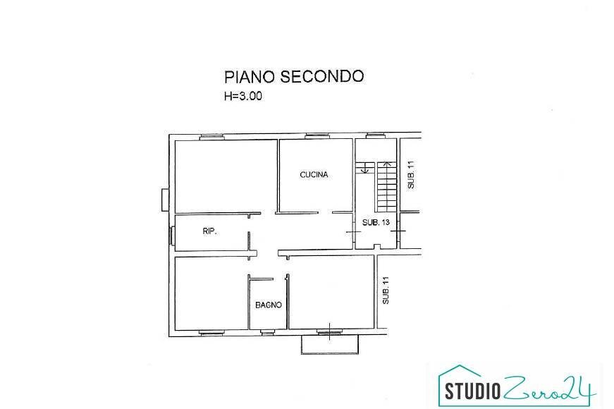 Foto 15 - Four-room apartment Amelia - floor plans 1