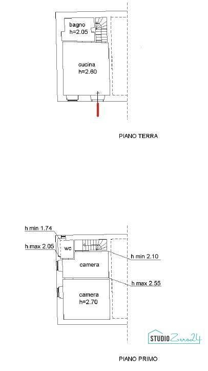 Foto 12 - Three-room apartment rimembranze
 
22, Amelia - floor plans 1