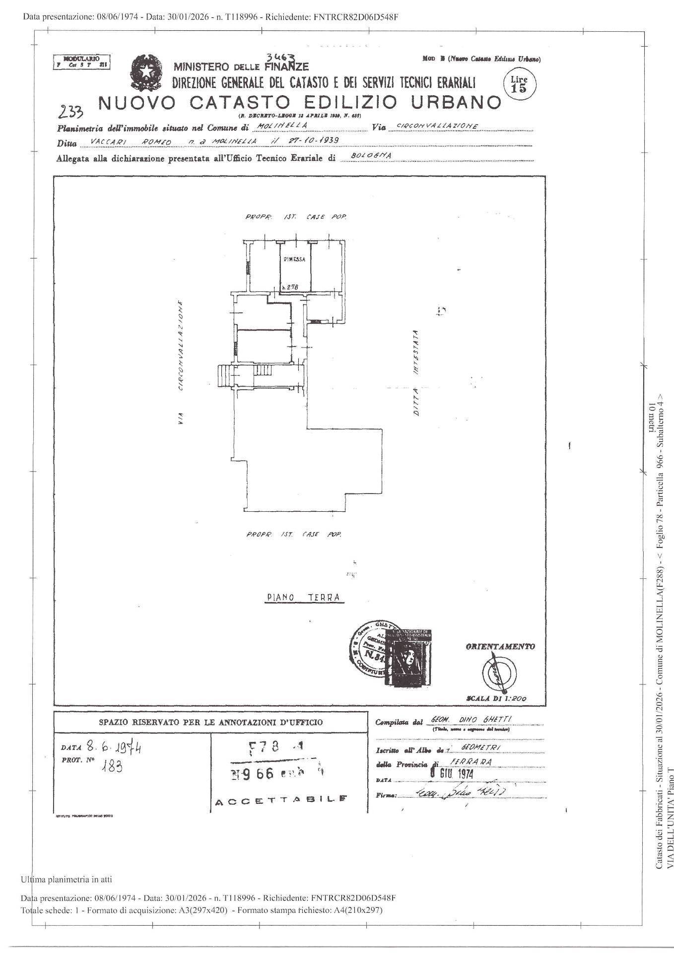 Foto 22 - Box via circonvallazione
 
36, Molinella - floor plans 1