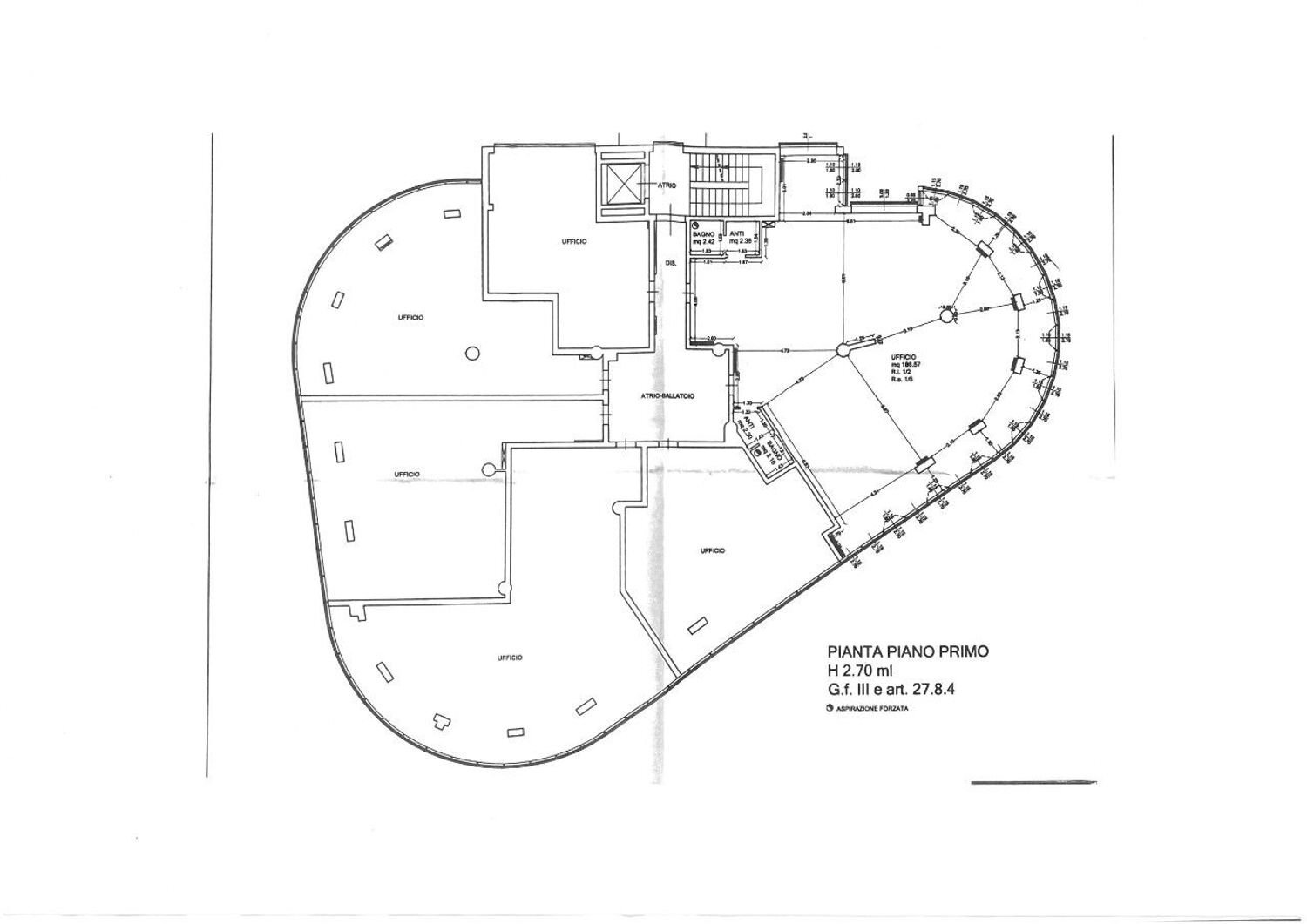 planimetria - Locale Commerciale Cervia - planimetria 1