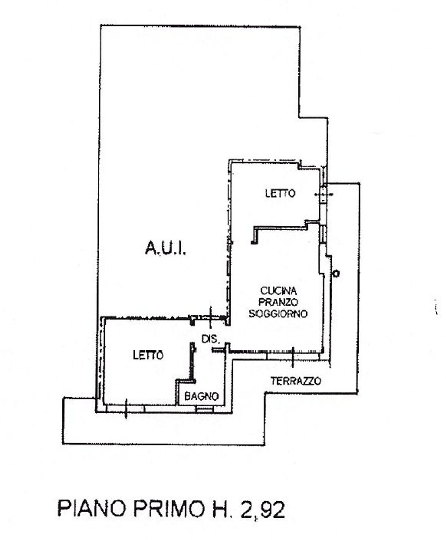 planimetria - Trilocale Grazia Deledda, Cervia - planimetria 1