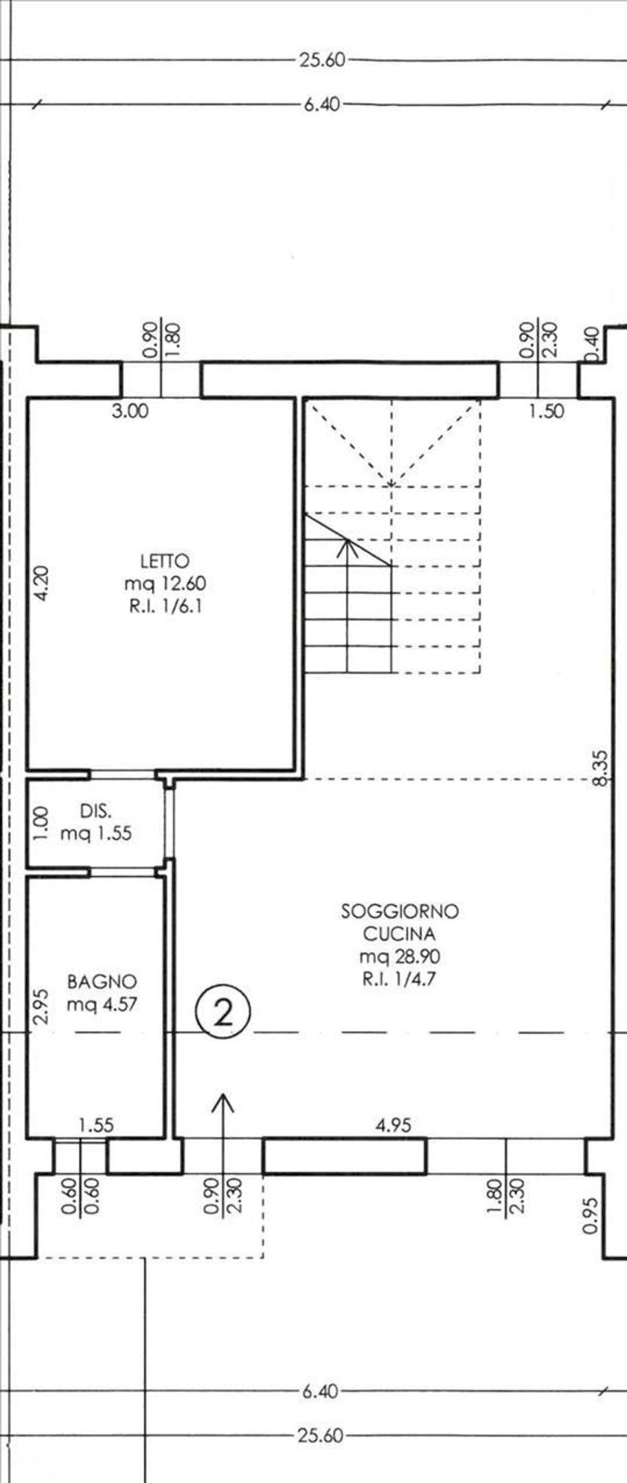 planimetria - Casa semi indipendente Cervia - planimetria 1