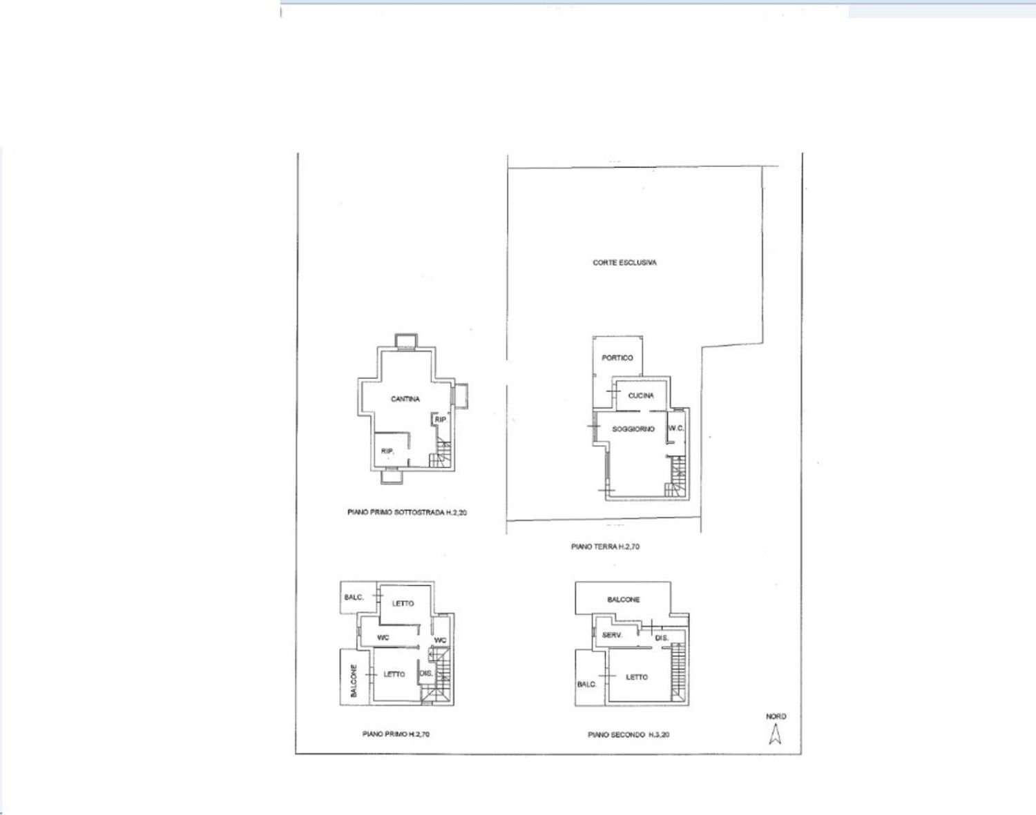 planimetria - Villa Verdi, Cervia - planimetria 1