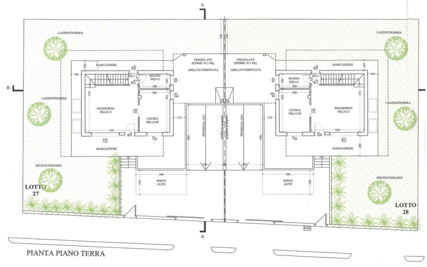 planimetria - Agricultural land VIA Marecchia, Cervia - floor plans 1