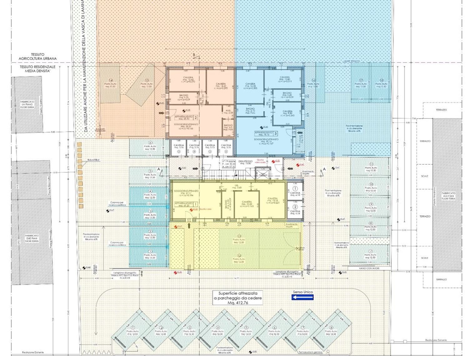 planimetria - Quadrilocale Calabria, Cervia - planimetria 1