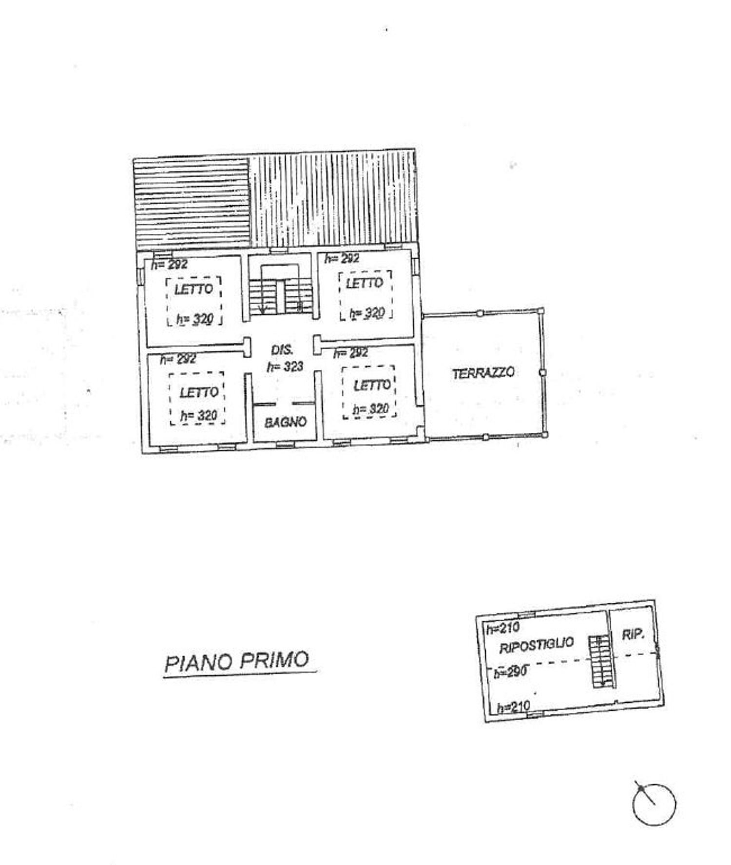 planimetria - Rustico Bagnolo-Salara, Ravenna - planimetria 1