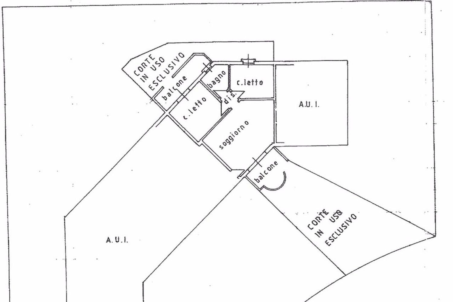 planimetria - Trilocale Genova, Cervia - planimetria 1