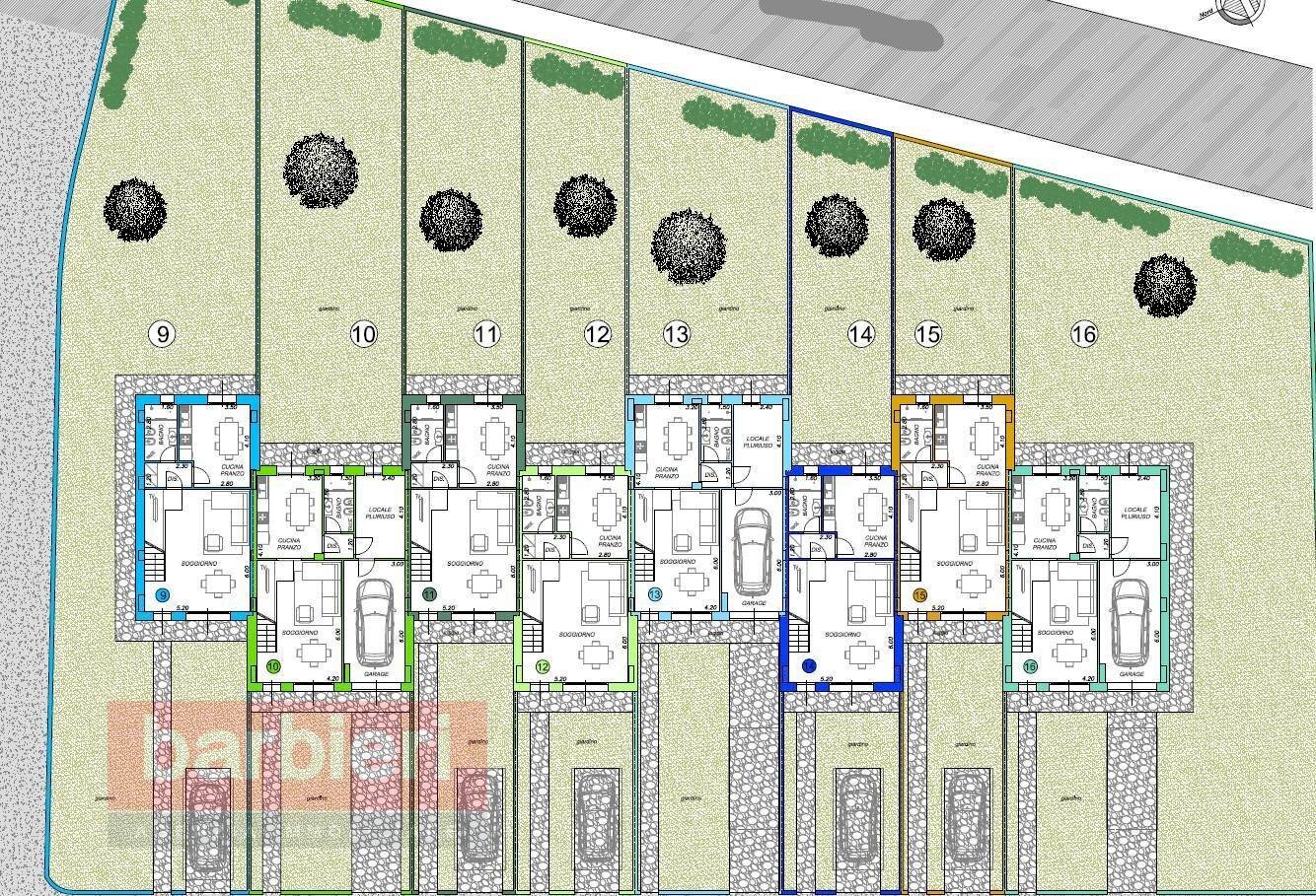 Foto 30 - Villa a Schiera Via Bagnolo Salara
 
103, Ravenna - planimetria 1