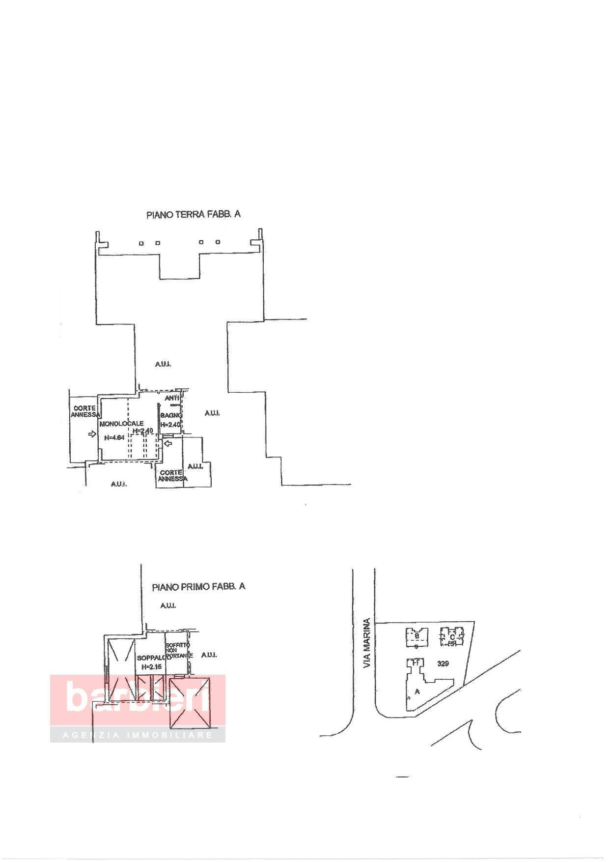 Foto 19 - One-room apartment Via Marina
 
13, Ravenna - floor plans 1