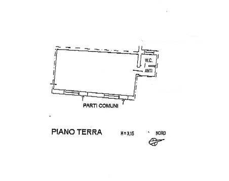 Foto 21 - Bilocale Via Giuseppe Garibaldi, Ferrara - planimetria 1
