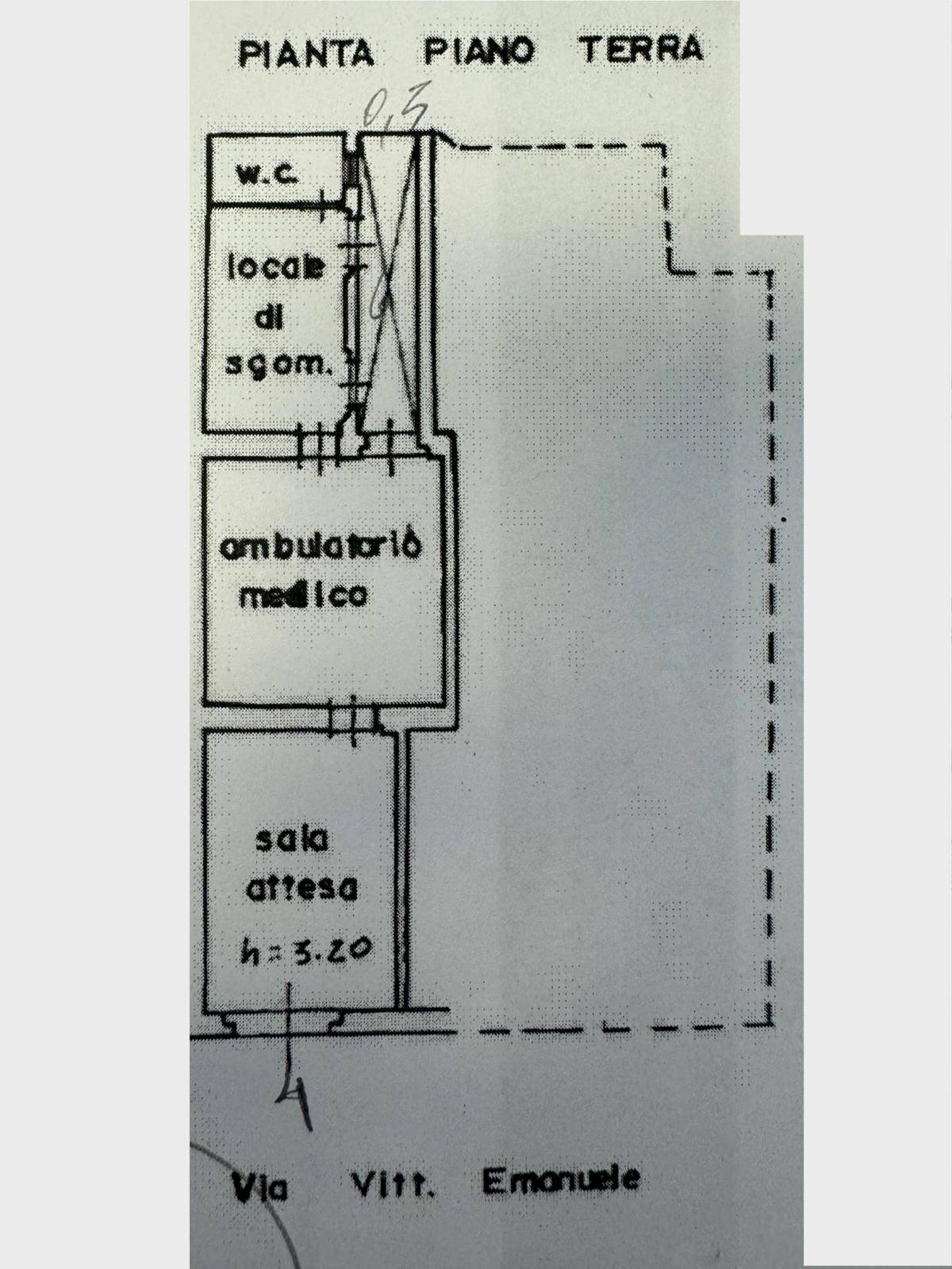 Foto 15 - Ufficio via vittorio Emanuele
 
221, Canicattini Bagni - planimetria 1