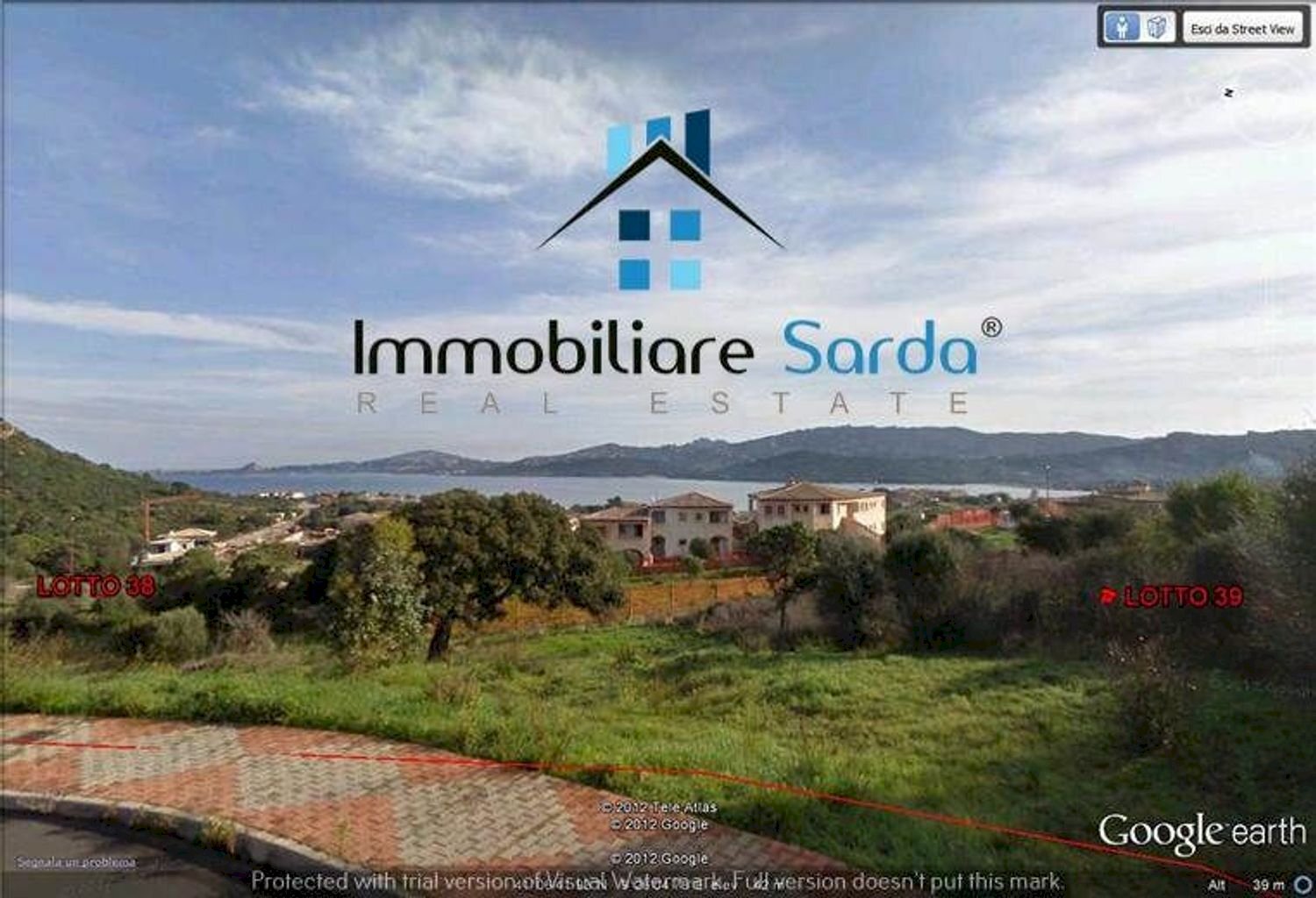 vista - Building land Via le maree, Arzachena - photo 1