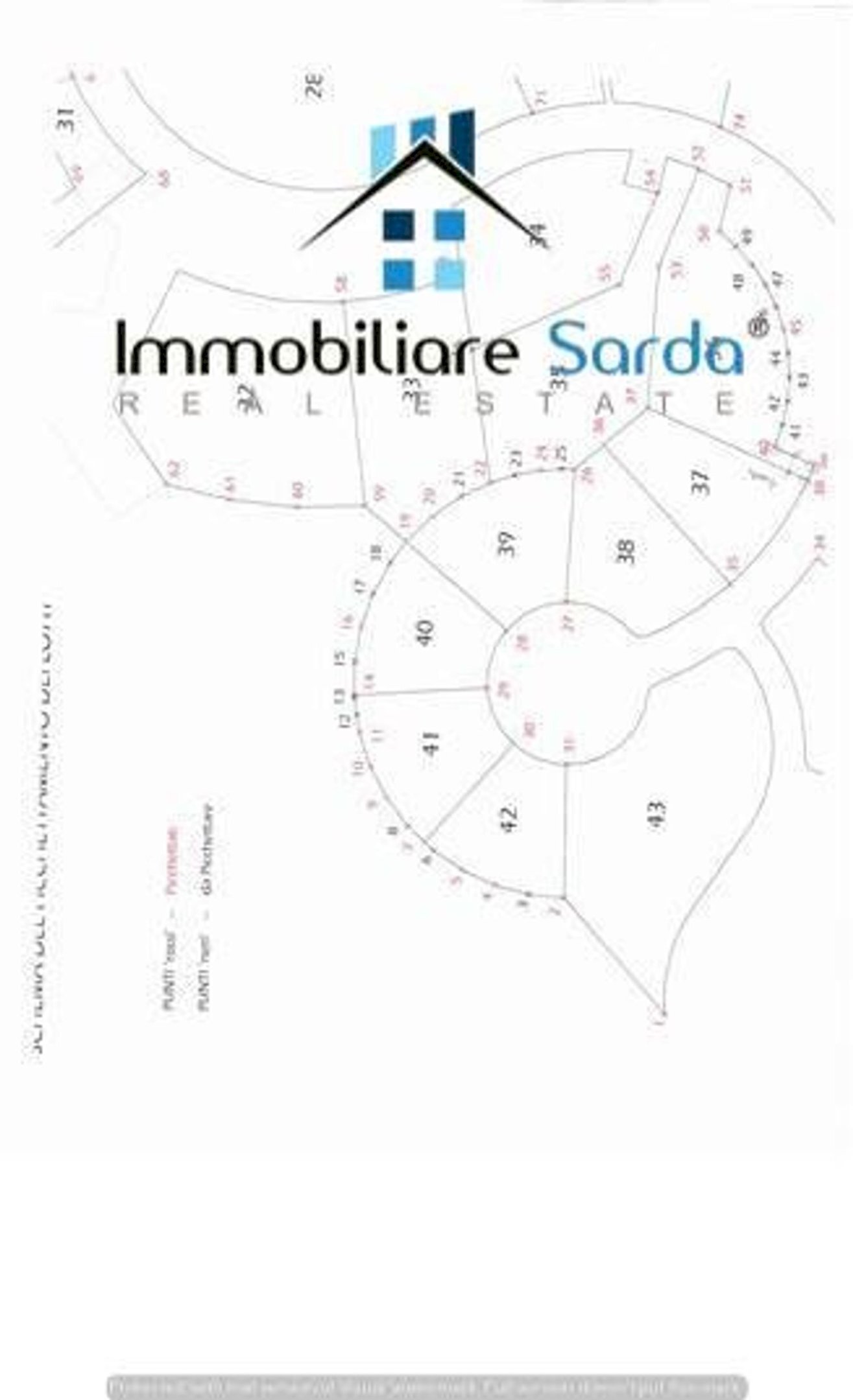 planimetria - Building land Via le maree, Arzachena - floor plans 1