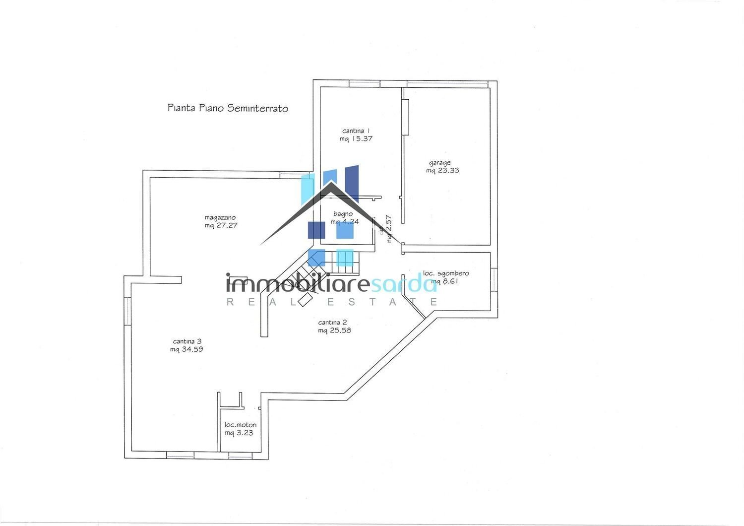 planimetria - Villa del Giglio, Olbia - planimetria 1