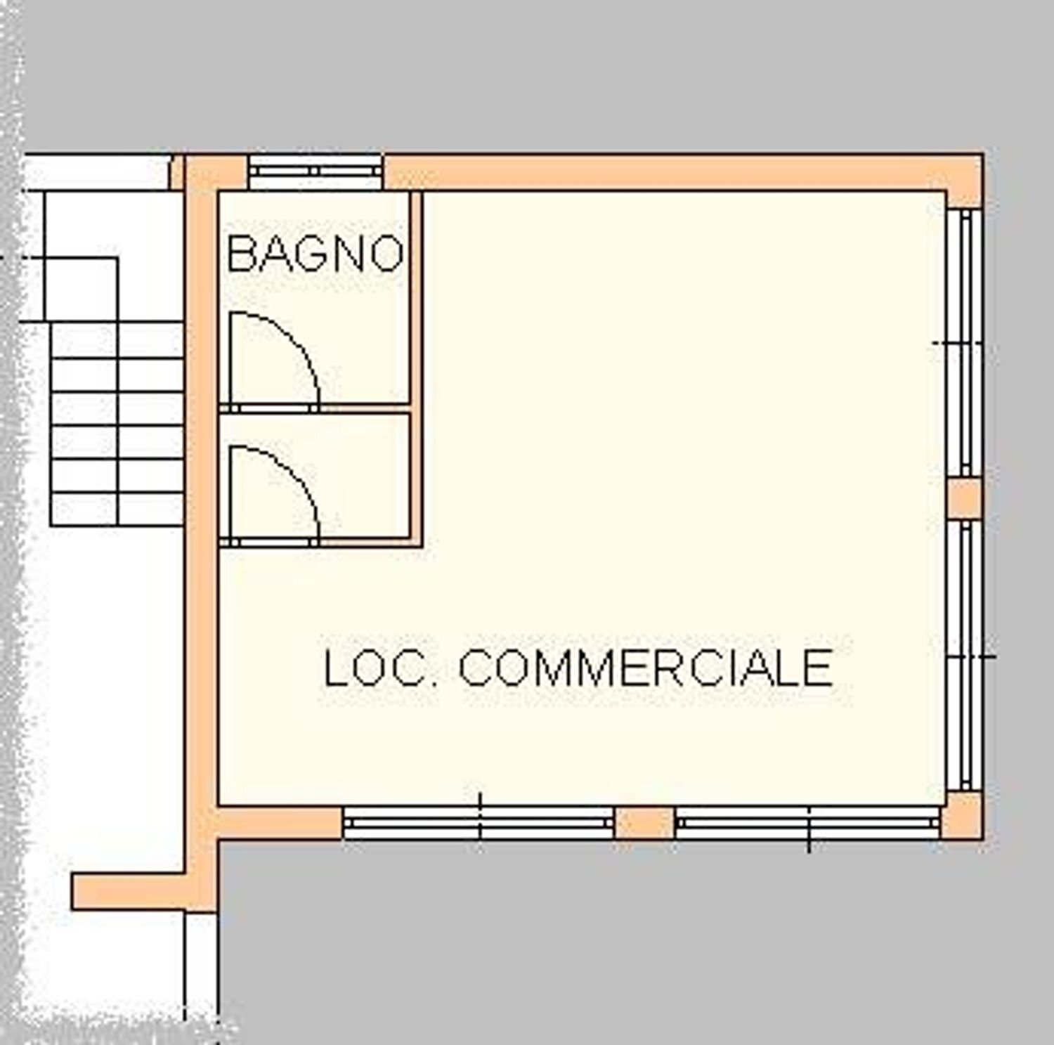 planimetria - Commercial Premises Via Libertà, Golfo Aranci - floor plans 1