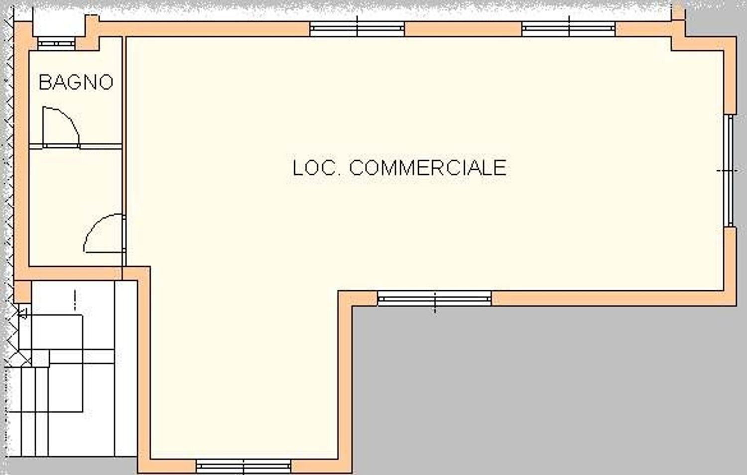 planimetria - Commercial Premises Verazzano, Golfo Aranci - floor plans 1