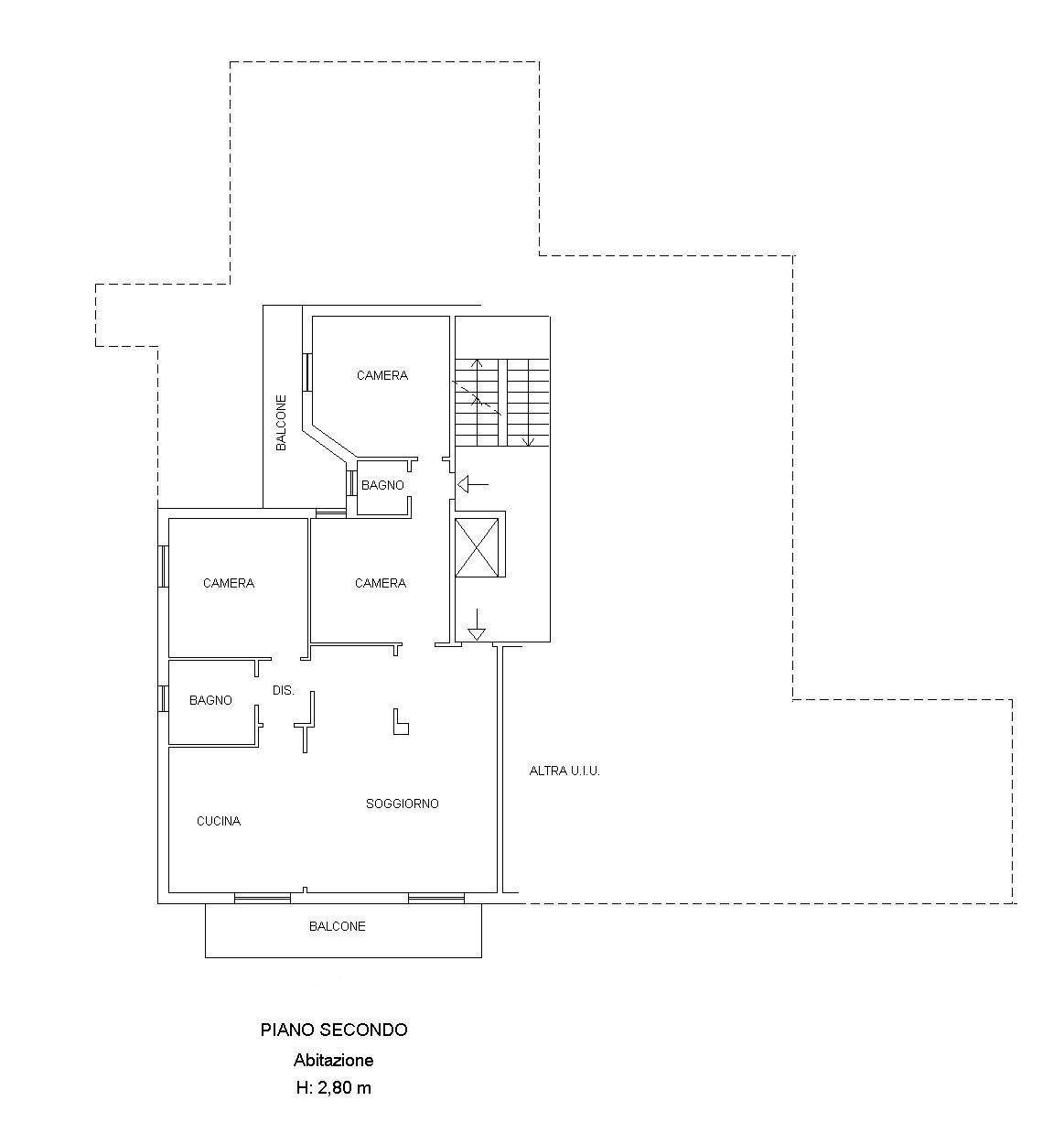 Foto 19 - Quadrilocale Corso Mazzini, Sanremo - planimetria 1