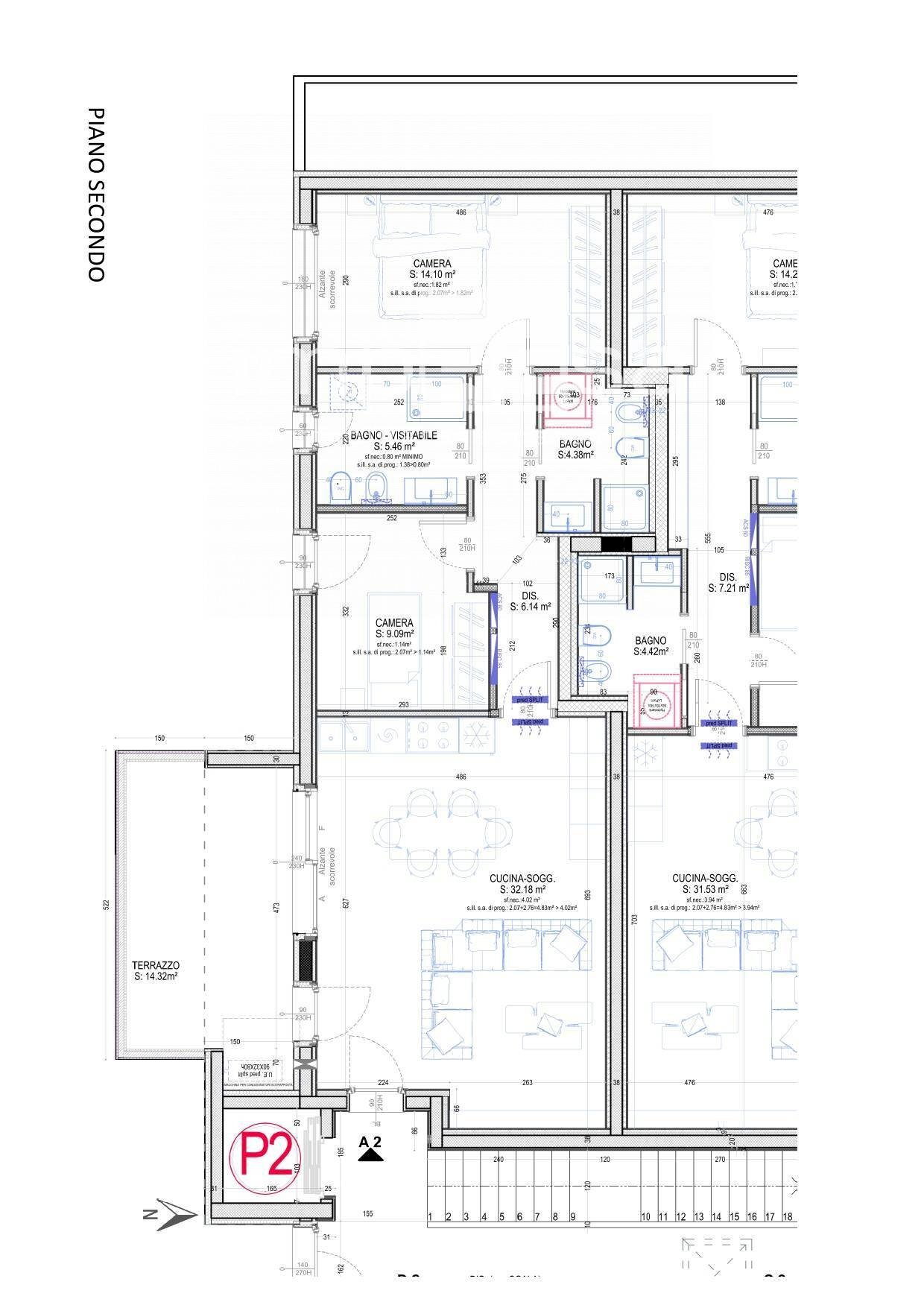 Foto 23 - Quadrilocale VIA BARACCA, Carbonera - planimetria 1