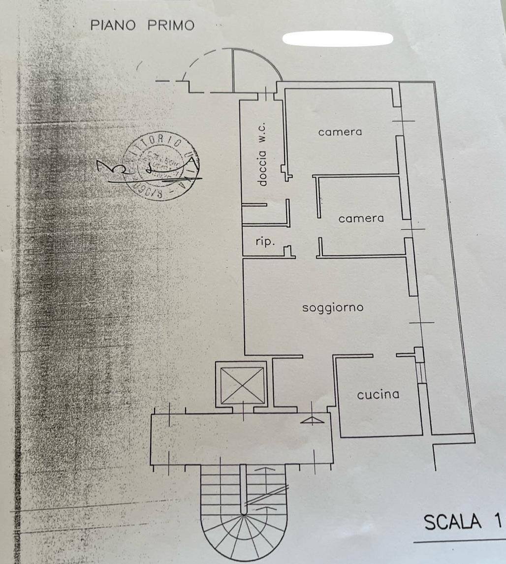 Foto 26 - Quadrilocale Via Fratelli Cervi, Viareggio - planimetria 1