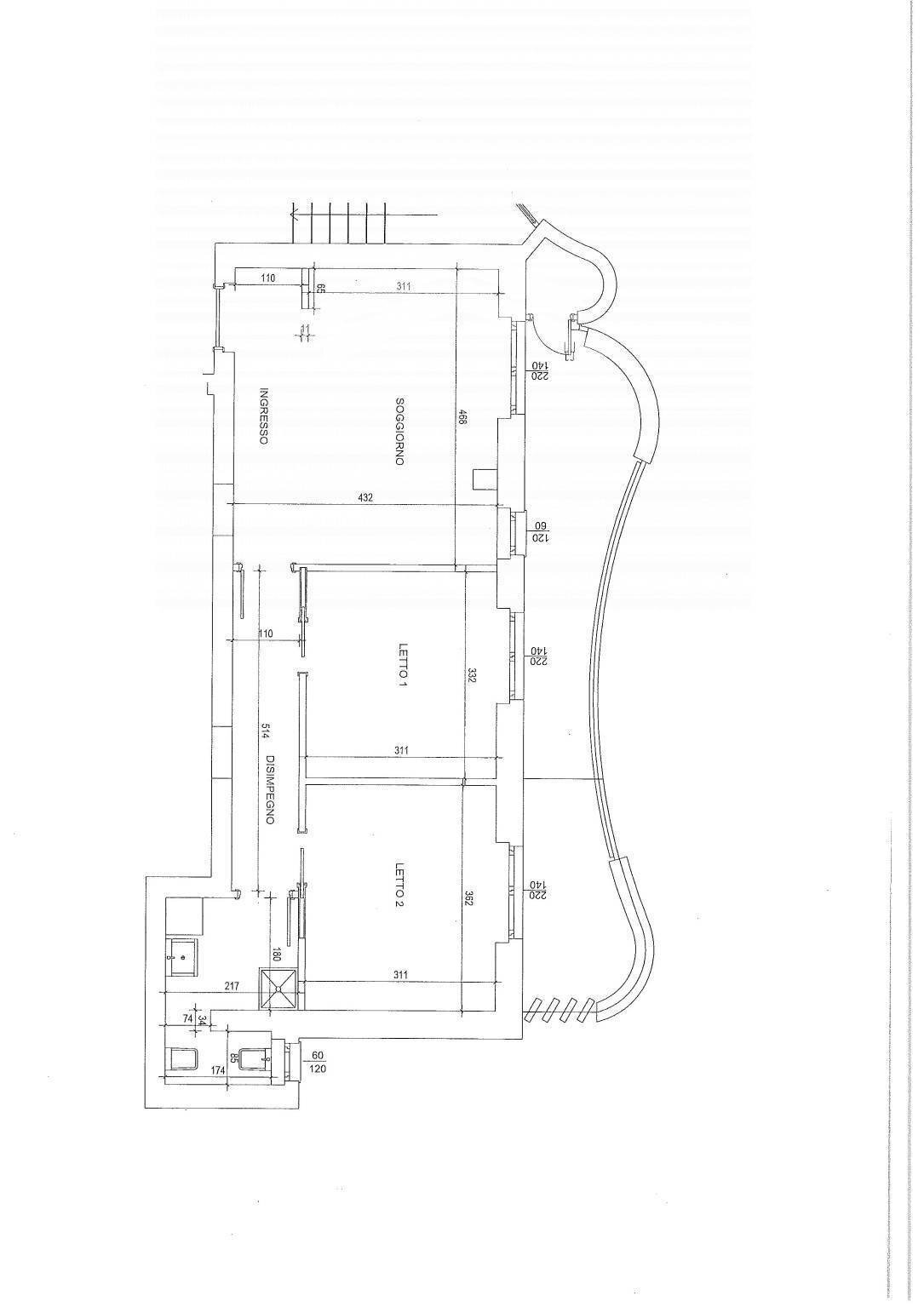 Foto 21 - Trilocale Parco dei Pini, Campobasso - planimetria 1