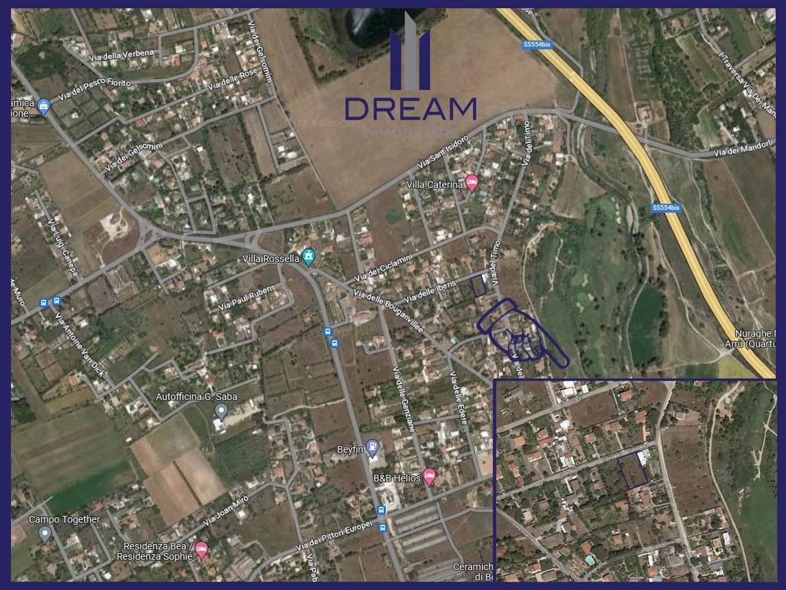 Foto 8 - Terreno agricolo via delle Iberis, Quartu Sant'Elena - planimetria 1