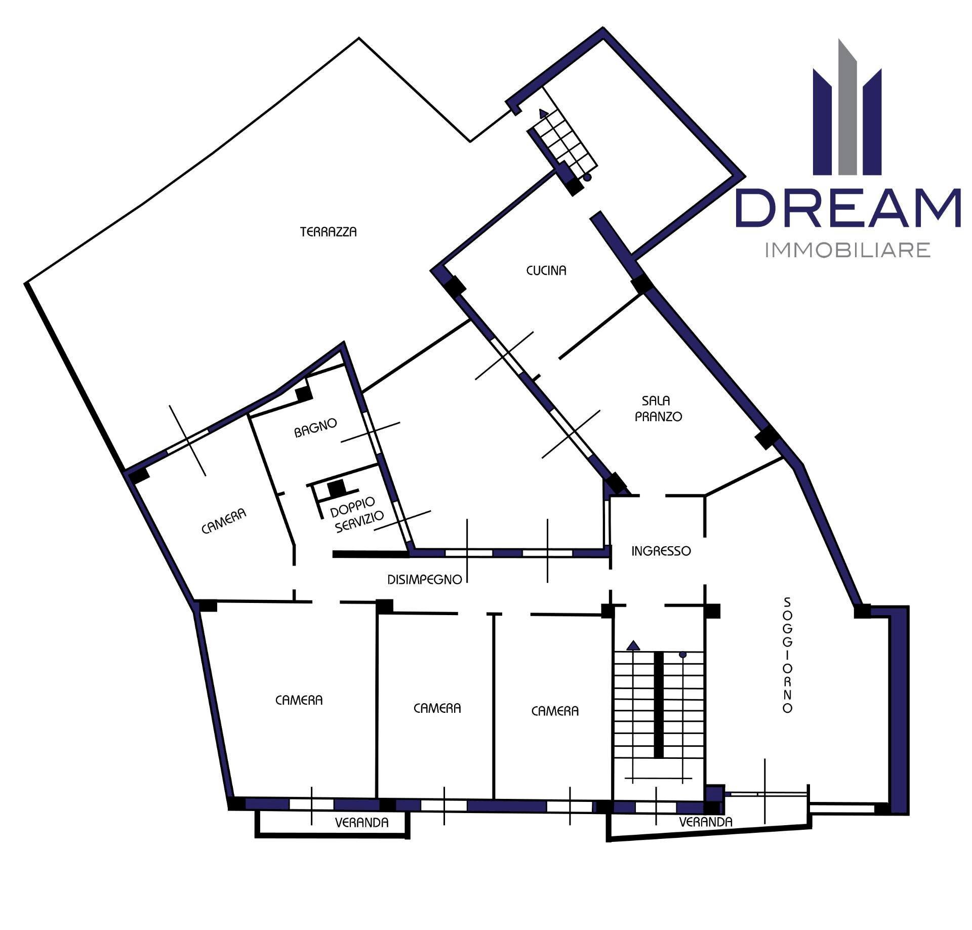 Foto 16 - Appartamento via Vittorio Emanuele, Quartu Sant'Elena - planimetria 1