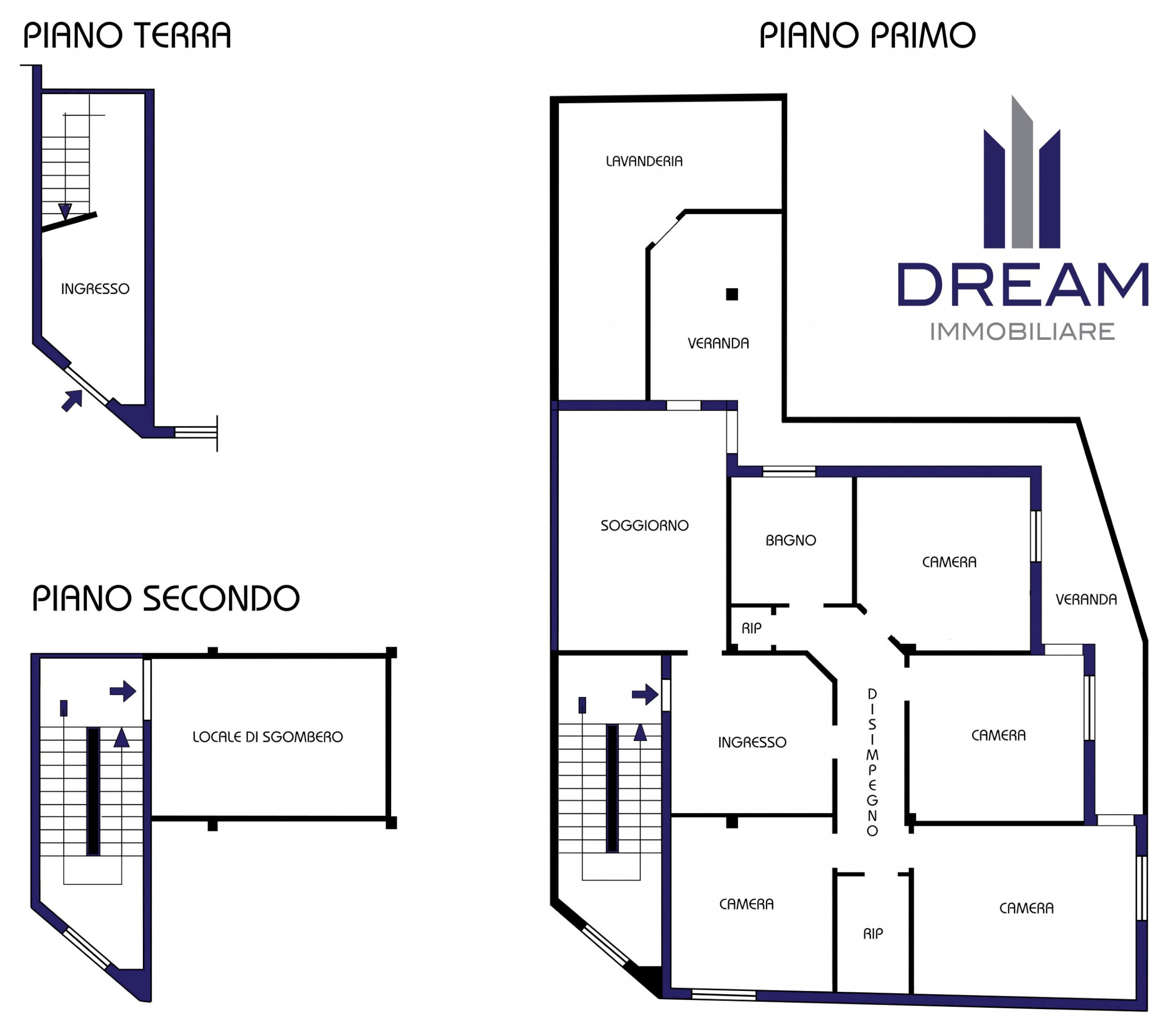 Foto 29 - Casa semi indipendente via Giotto, Quartu Sant'Elena - planimetria 1