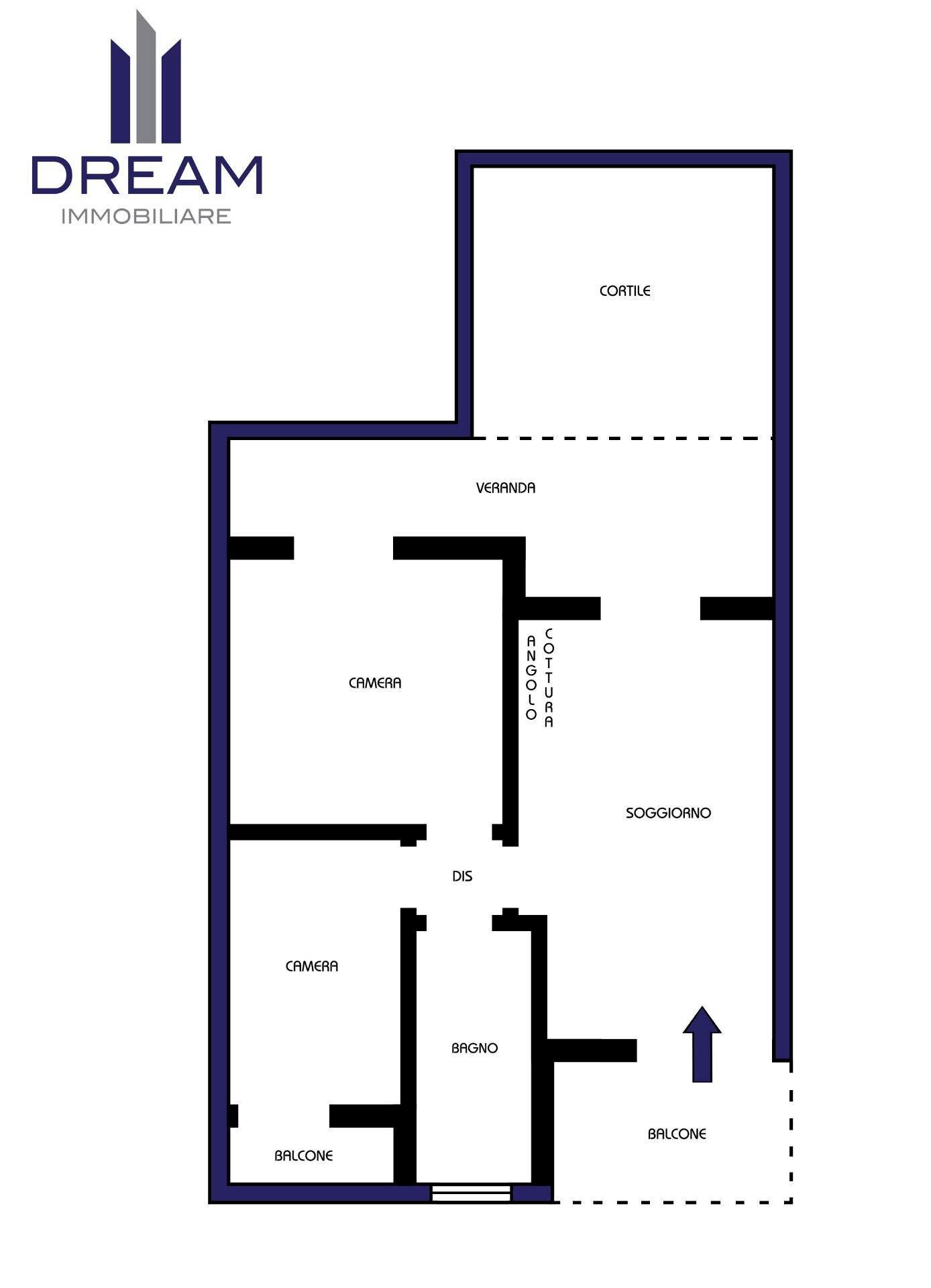 Foto 24 - Trilocale via San Gemiliano, Sestu - planimetria 1