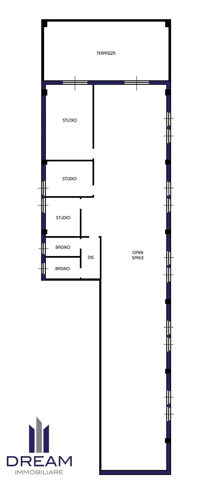 Foto 21 - Ufficio via Torricelli, Selargius - planimetria 1
