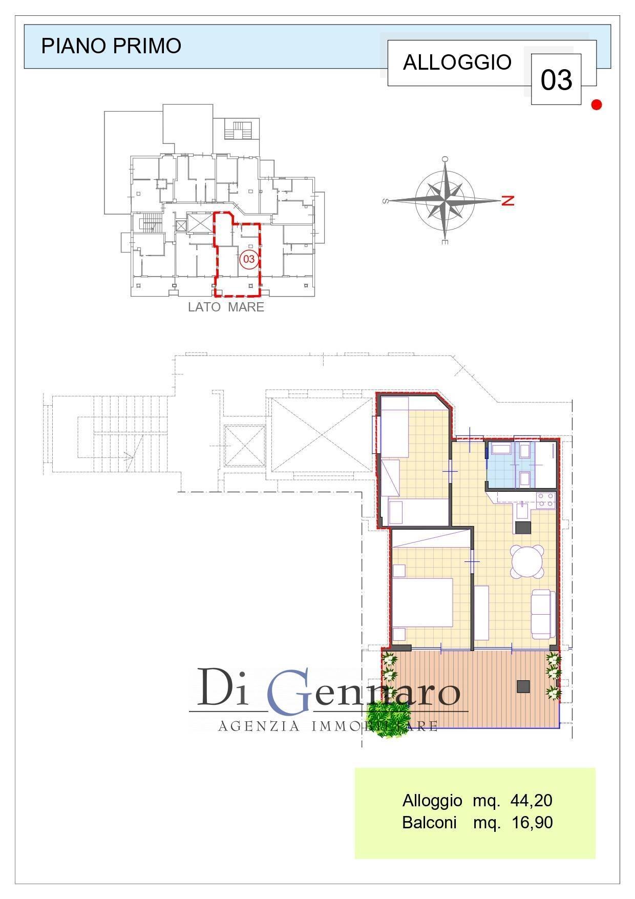 Foto 2 - Trilocale Lungomare Marconi, Alba Adriatica - foto 2