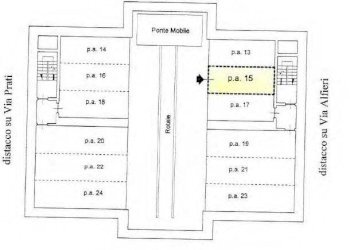 Planimetria - Box via San Francesco d'Assisi, 32, Torino (neighborhood Centro) - photo 1