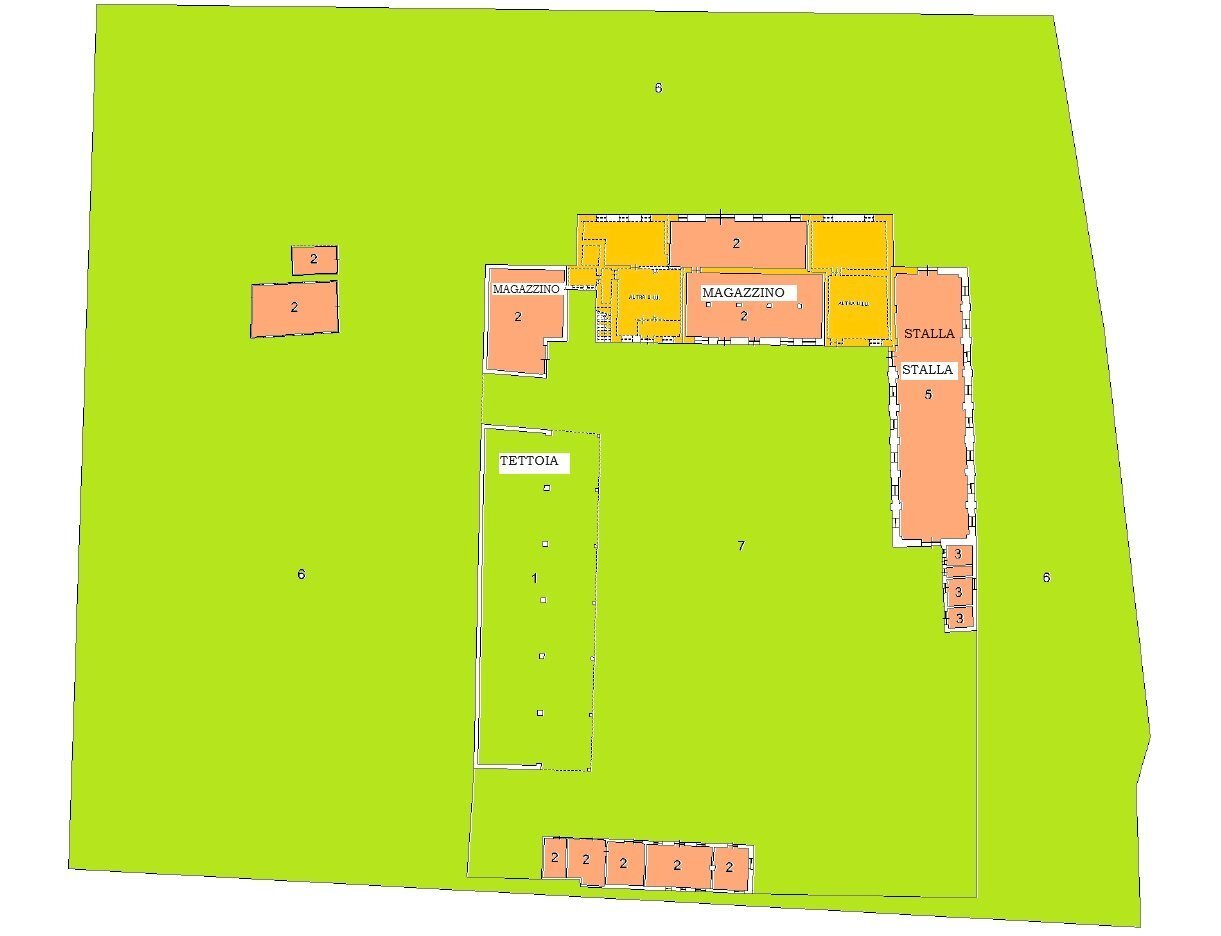 Rustico via Orbassano, 77, None - planimetria 1