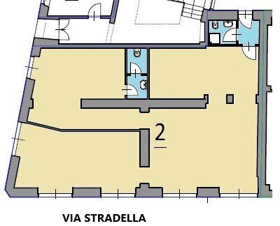 Shop via Stradella, 236, Torino - floor plans 1