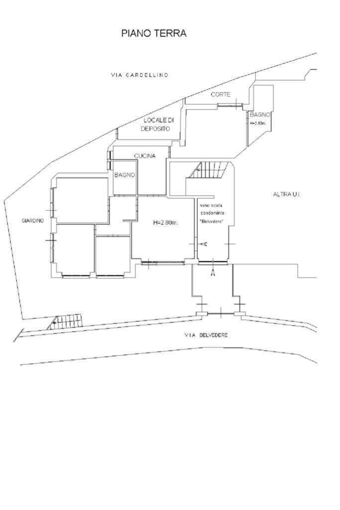 Appartamento Via Cardellino, Alassio - planimetria 1