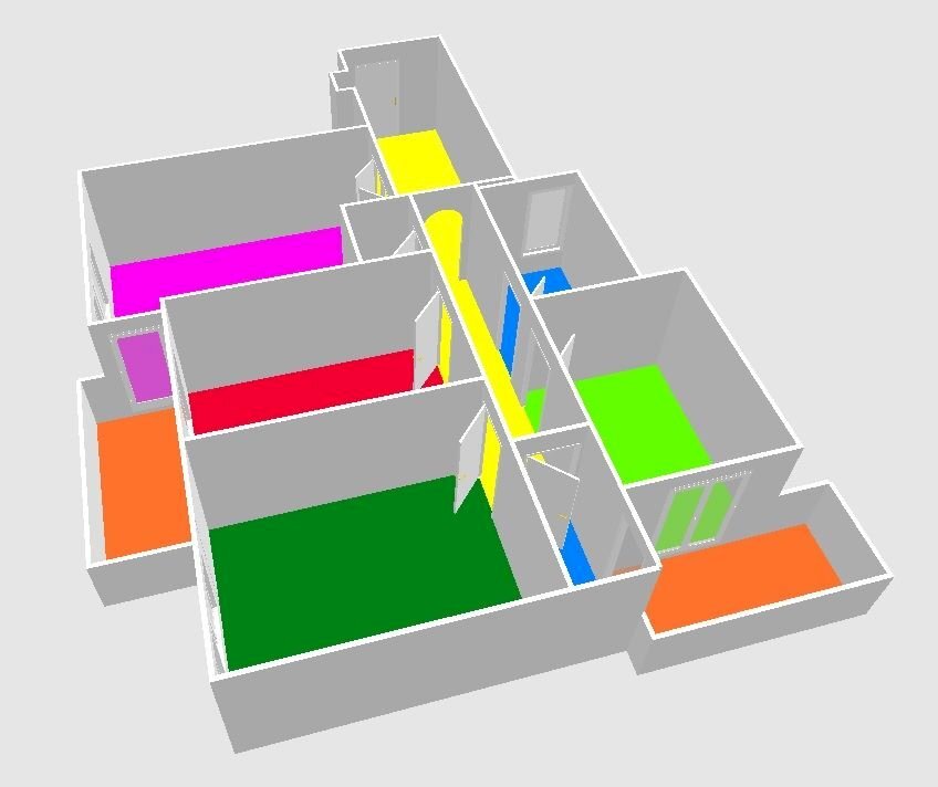 Quadrilocale Via Voltri, Genova (zona Voltri) - planimetria 1