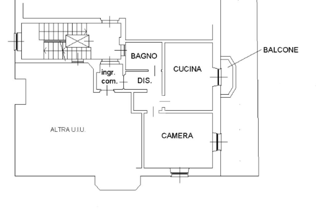 Bilocale Via Corso Europa, Finale Ligure - planimetria 1