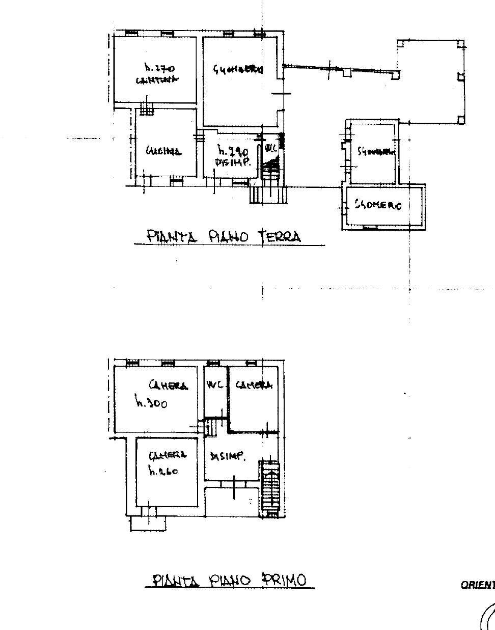 Rustic Strada Orià, Carrù - floor plans 1
