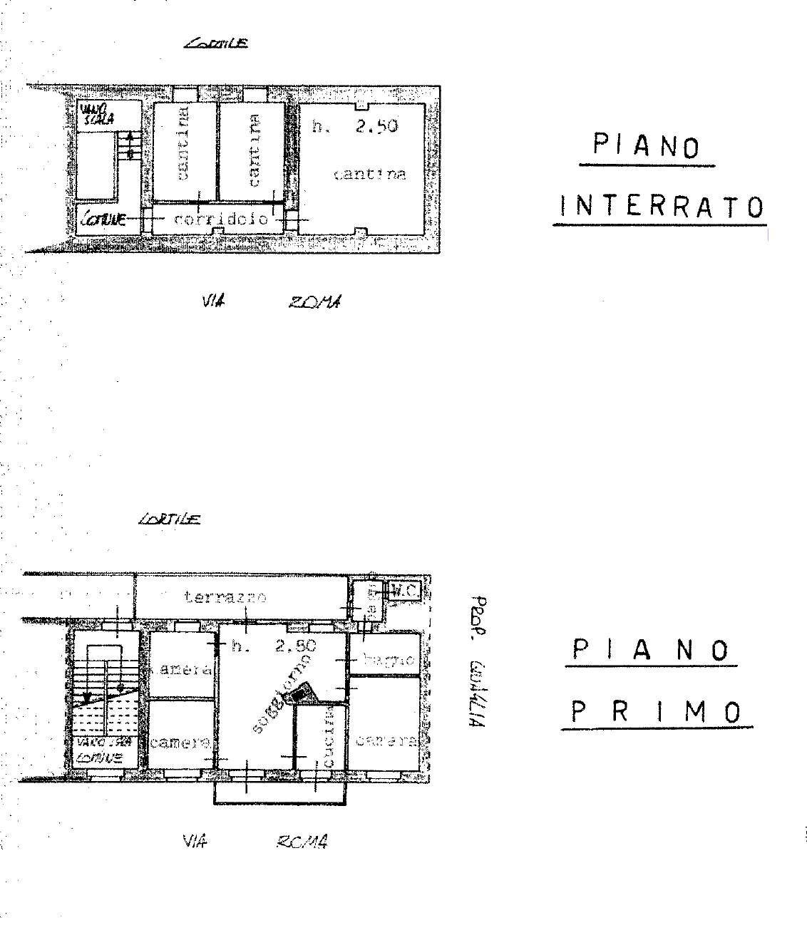 Trilocale Carrù - planimetria 1