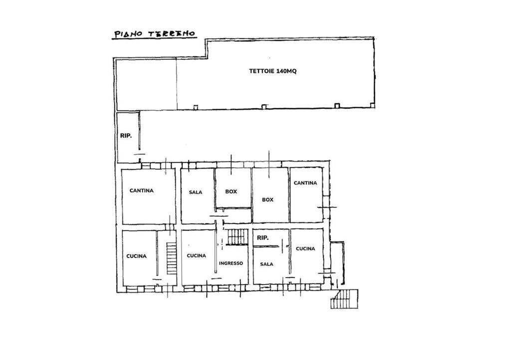 Casa semi indipendente Via de amicis, Cafasse - planimetria 1
