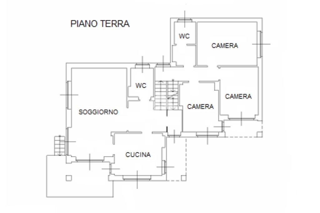 Villa Via Giacomo Saudino, Ivrea - planimetria 1